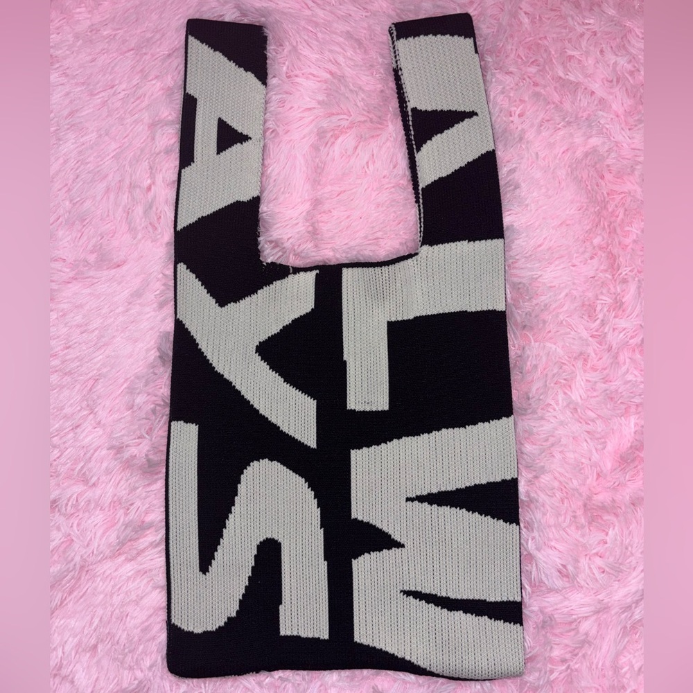 Stylish Black and White tote Bag
